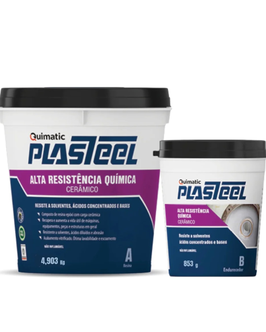 Plasteel Alta Resistência Química