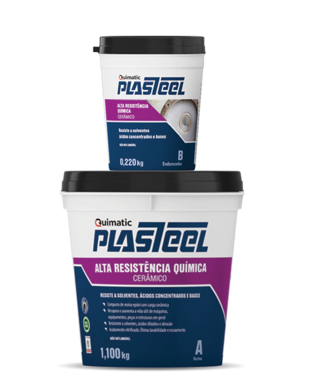 Plasteel Alta Resistência Química