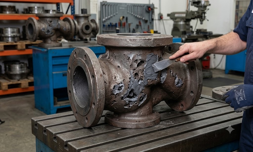 Plasteel Cerâmico Espatulável Cinza