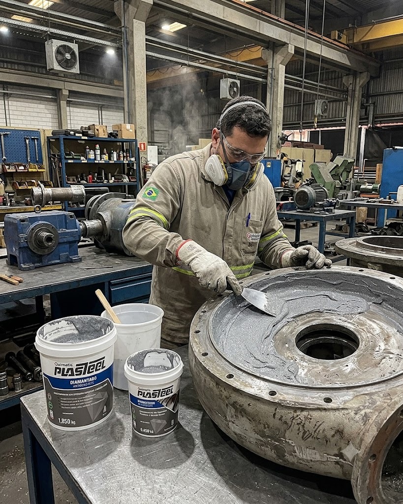 Plasteel Diamantado Antidesgaste