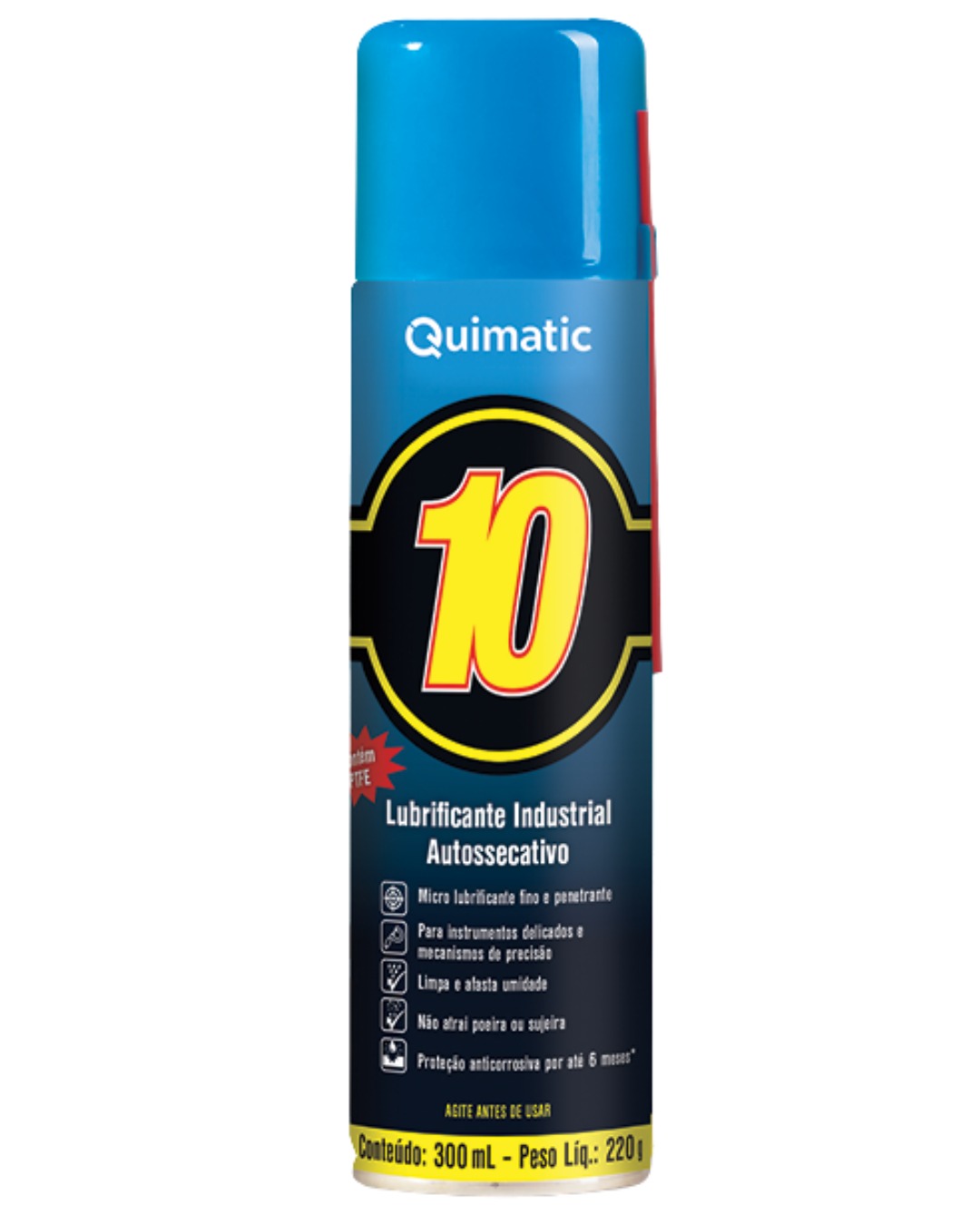 QUIMATIC 10 – Protetivo e Micro Lubrificante fino para mecanismos delicados