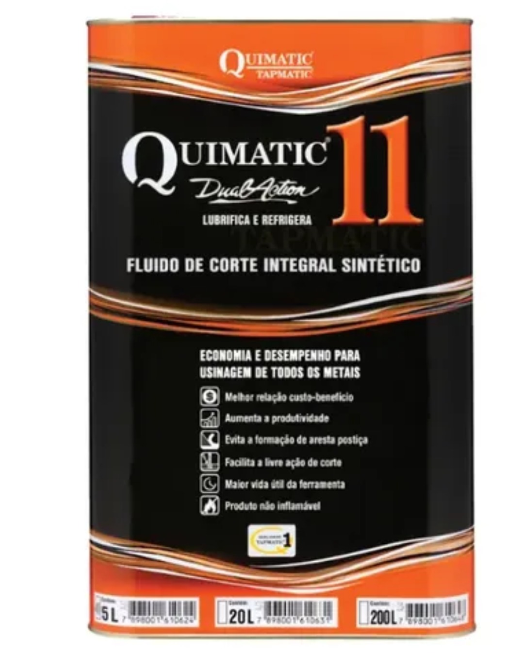QUIMATIC 11 – Fluido de corte integral sintético para todos os metais.