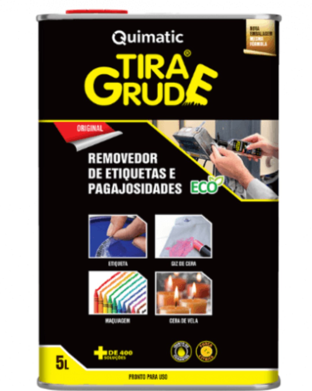 Tira Grude Removedor de Etiquetas e Pegajosidades