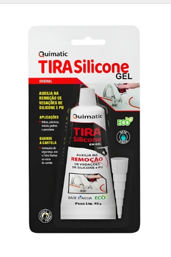 Quimatic Tira Silicone – Auxilia na remoção de silicone e PU